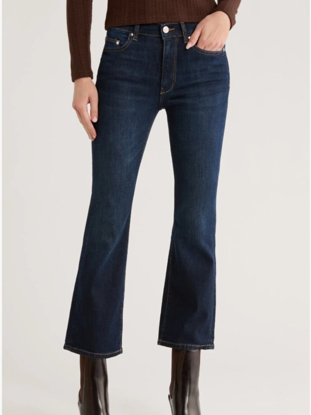 NWOT Size 14 JASON WU Crop Bootcut Jeans.